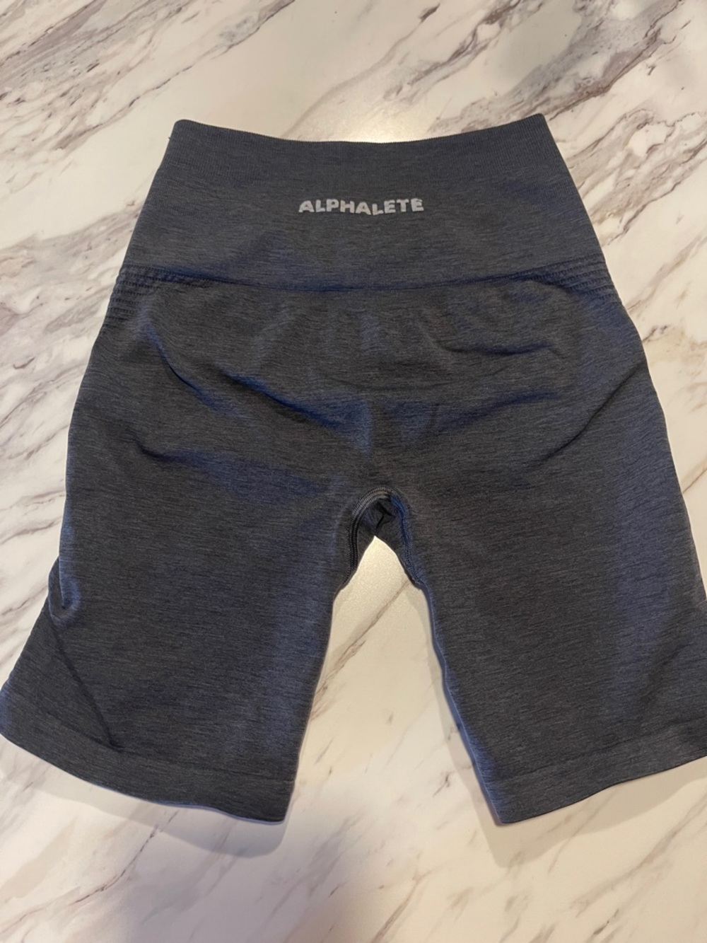 Alphalete Women’s Charcoal High-Rise Bike Shorts